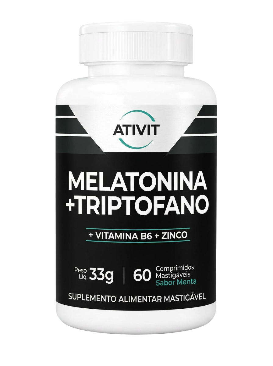 MELATONINA + TRIPTOFANO + VITAMINA B6 + ZINCO ATIVIT
