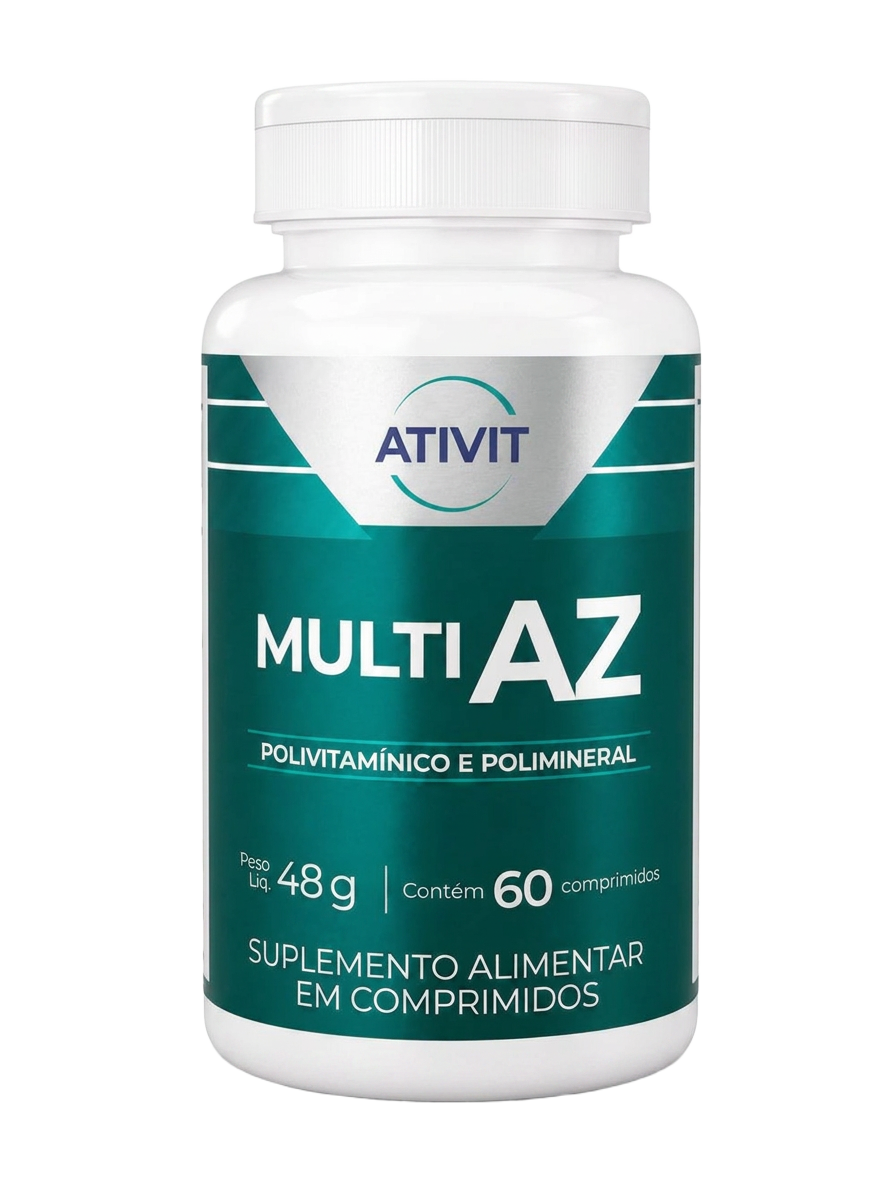 MULTI AZ ATIVIT POLIVITAMÍNICO E POLIMINERAL